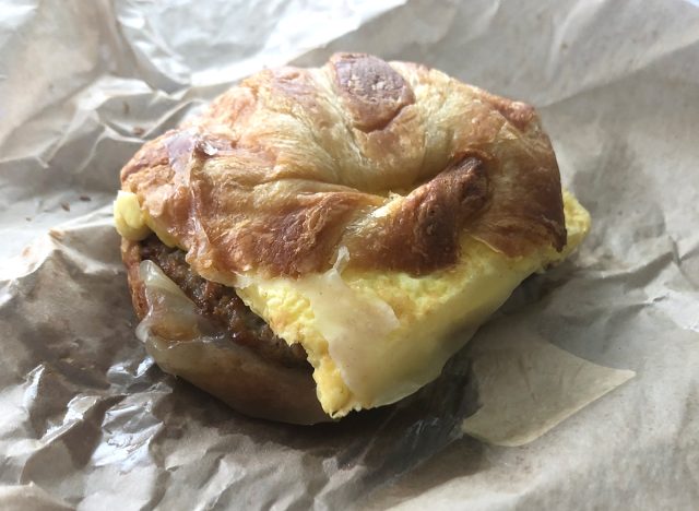 Panera Sausage, Egg & Cheese Croissant