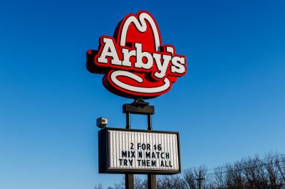 Marion - Circa January 2018: Arby's Retail Fast Food Location. Arby's operates over 3,300 restaurants