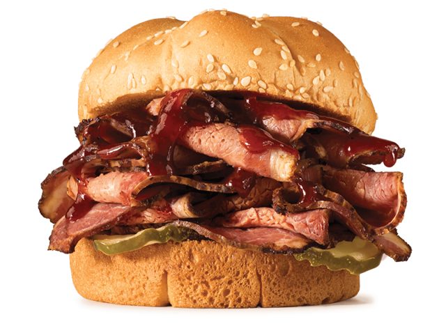 Arby's Quarter Pound Brisket Sandwich
