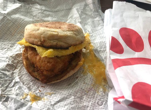 Chick-fil-A Chicken, Egg & Cheese Muffin