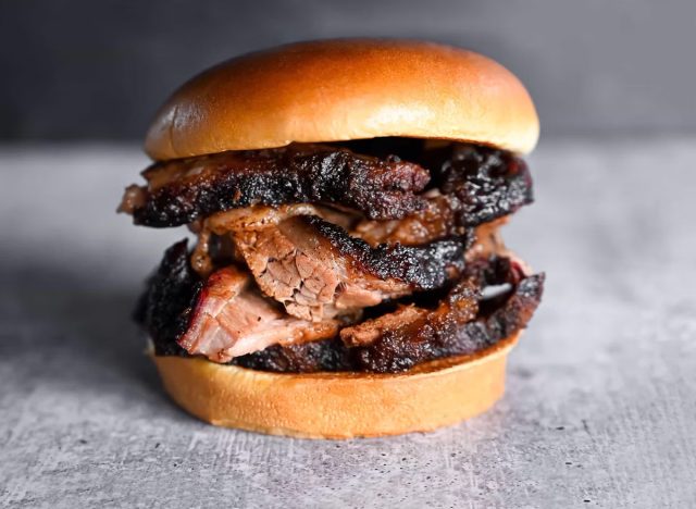 City Barbeque Brisket Sandwich 