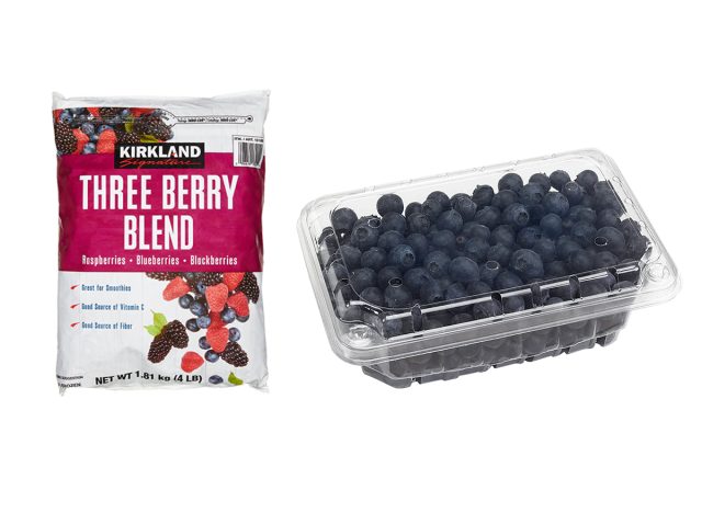 Costco Frozen and Fresh Berries 