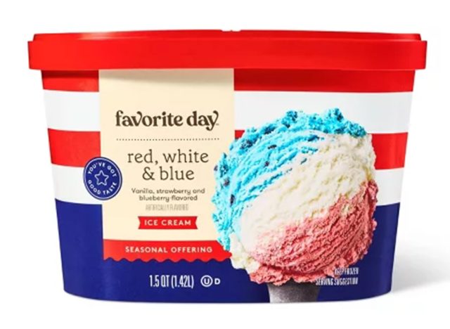 Favorite Day Red White And Blue Ice Cream