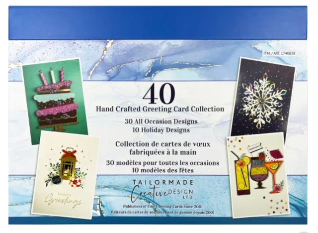Hand Crafted All Occasion & Holiday Greeting Cards, 40-count
