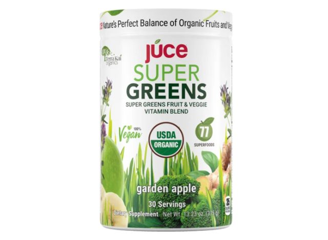 Terra Kai USDA Organic Juce Super Greens Fruit and Veggie Powder