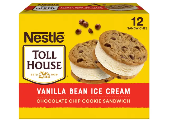 Nestle Tollhouse Cookie Ice Cream Sandwiches