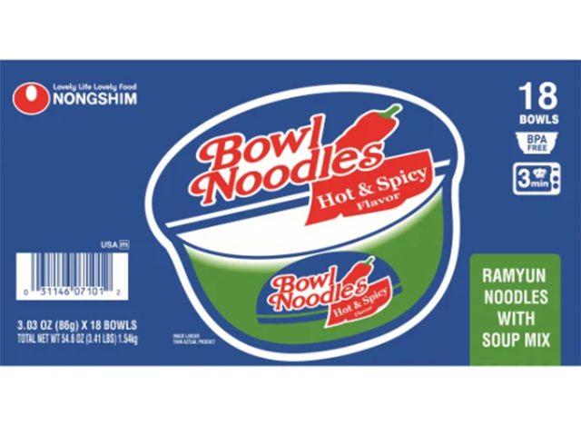 Nongshim, Hot & Spicy Ramyun Noodle Bowl