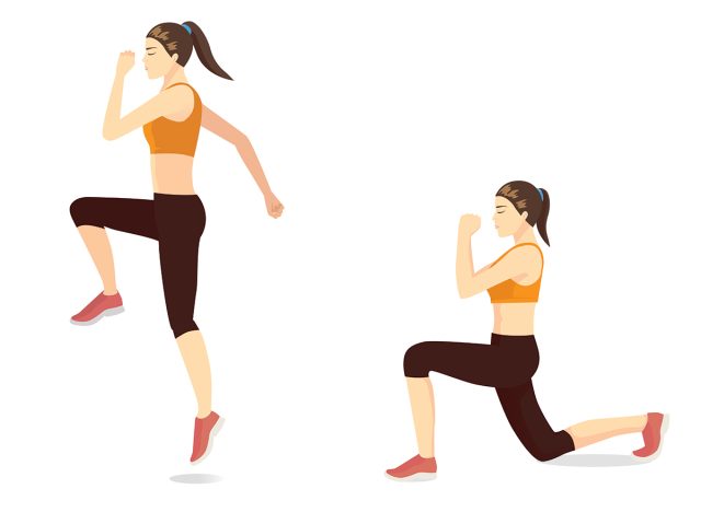 Reverse Lunge to Knee Drive