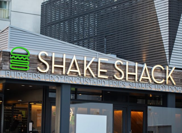 TOKYO, JAPAN - 23 February 2021:SHAKE SHACK sign