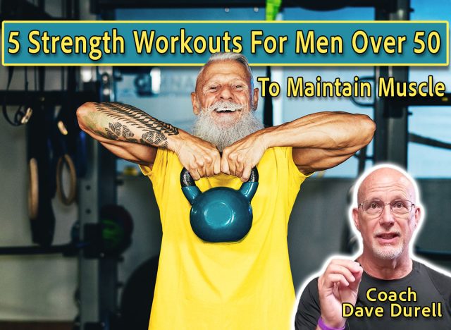 5 Strength Workouts Men Over 50 Should Do To Maintain Muscle , Cover. Hipster senior man training inside gym - Mature tattooed person having fun doing workout exercises in sport fitness club - Active joyful elderly lifestyle and fit concept - Focus on face
