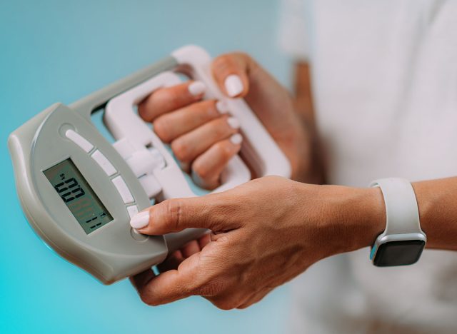 Using Hand Dynamometer for Grip Strength Test