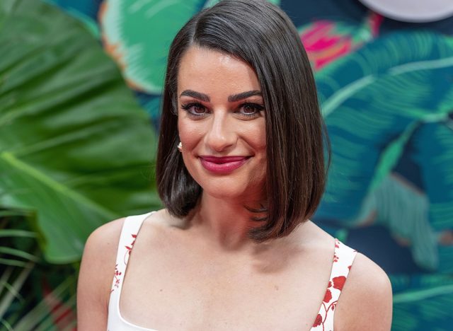 Lea Michele attends 76th Annual Tony Awards at United Palace Theatre in New York on June 11, 2023