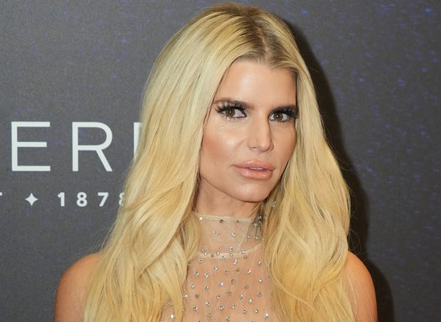 Jessica Simpson attends 37th Annual Footwear News Achievement Awards at Cipriani South Street in New York on November 29, 2023