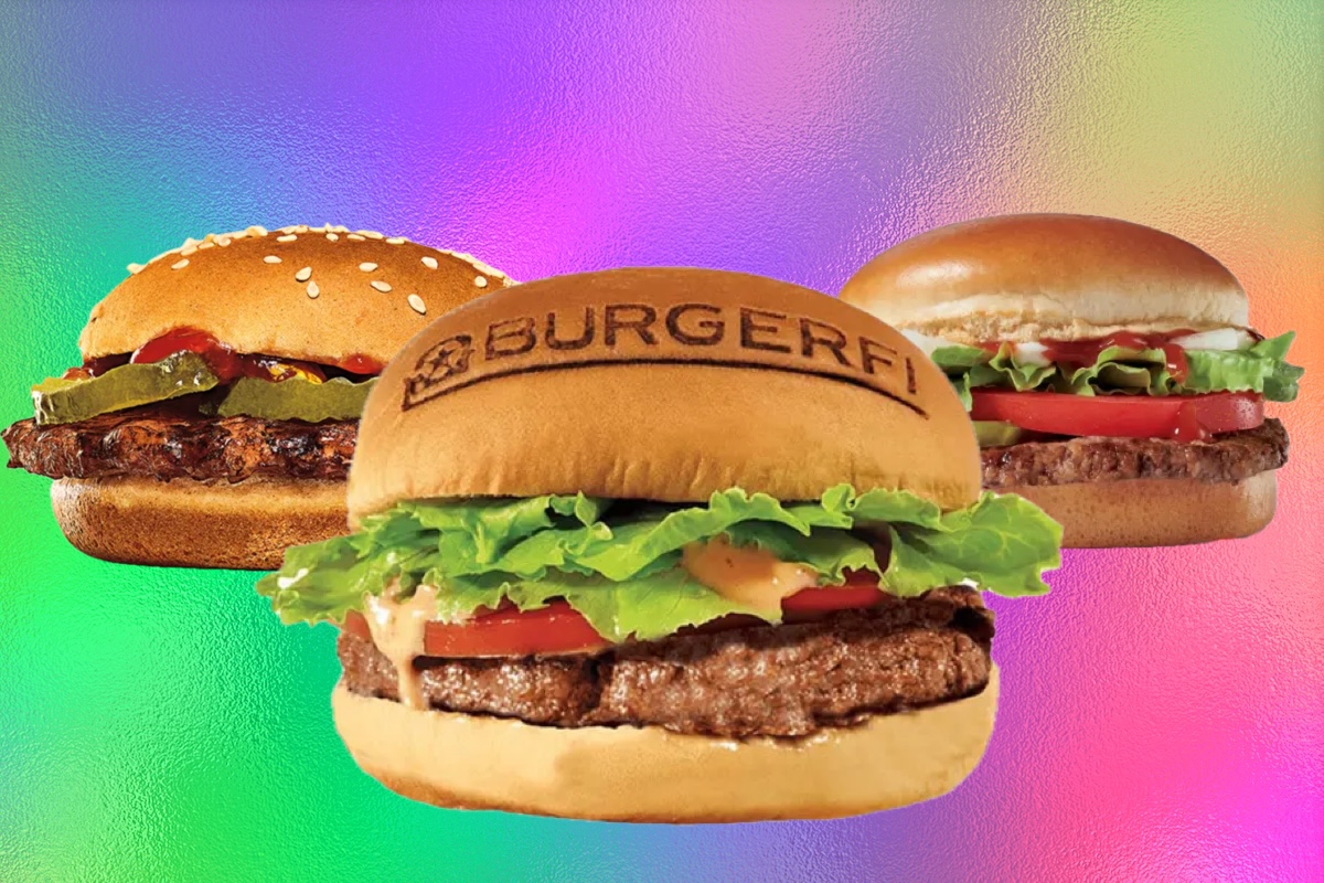 Rainbow, burgers, fast food, restaurants