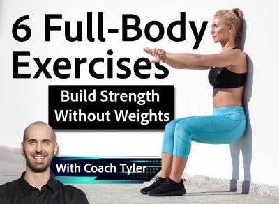 wall sit exercise Coach Tyler Read cover