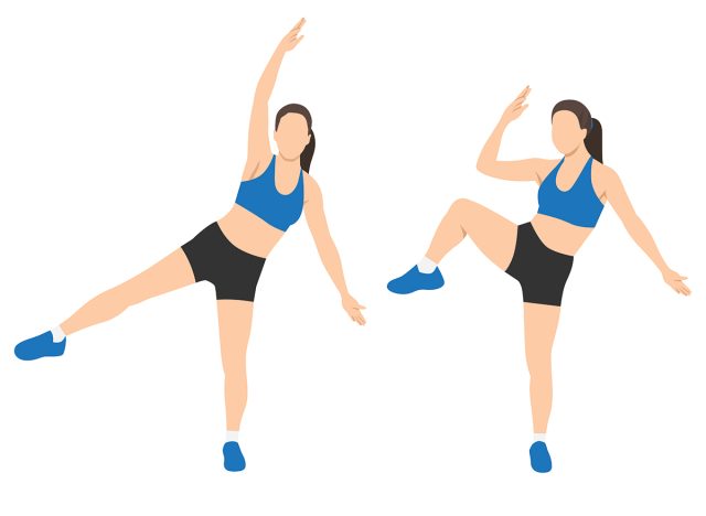 Standing Side Crunch 
