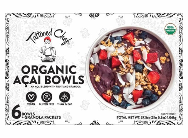 Tattooed Chef Organic Acai Bowls