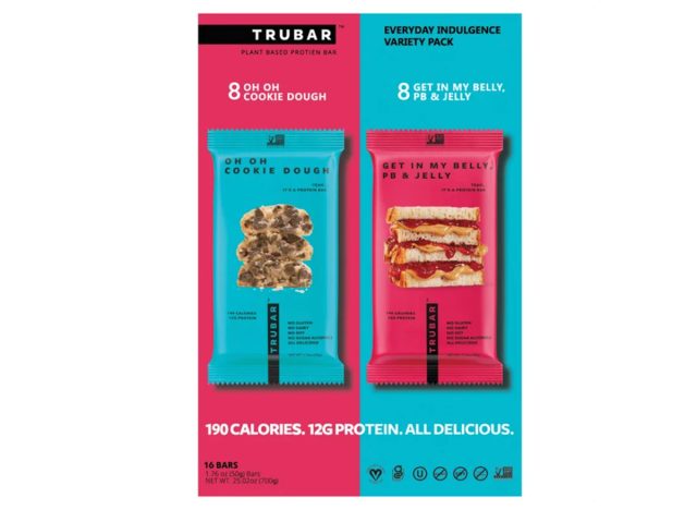 TRUBAR Plant-Based Protein Bar, Variety Pack