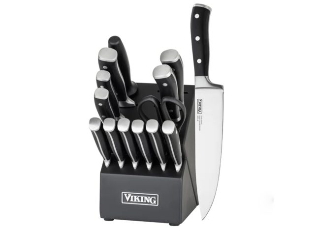 Viking 15-piece German Steel Knife Block Set