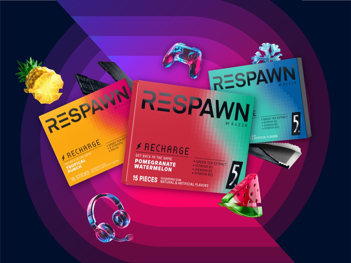 Respawn, mars, razor, gaming, gum