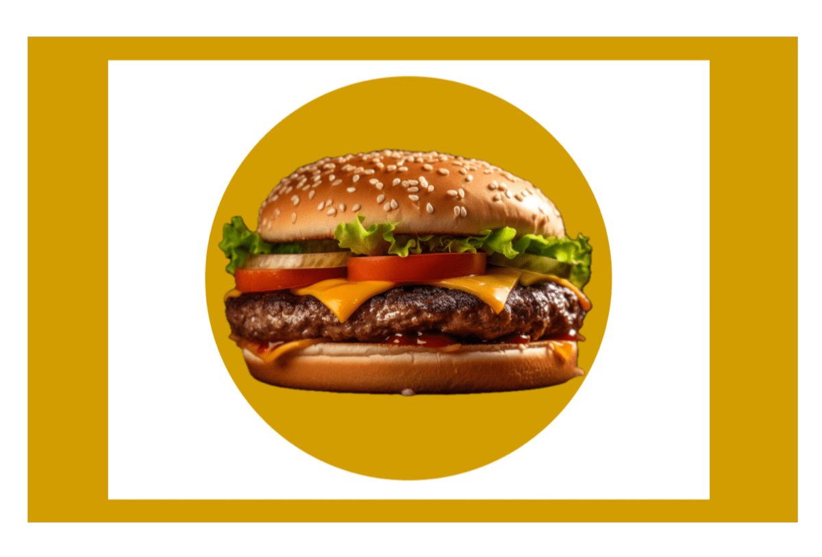 Burgers, groceries, chain restaurants