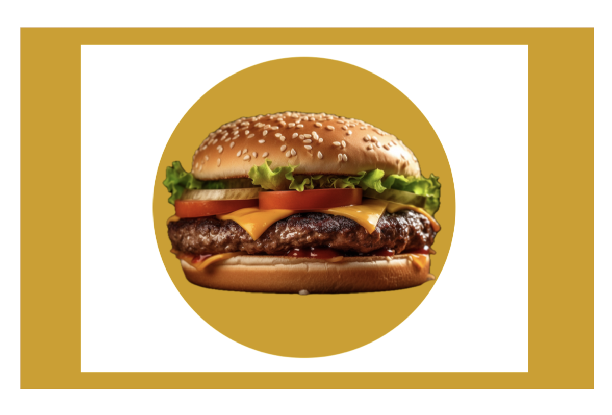 Burgers, groceries, chain restaurants
