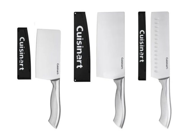 Cuisinart Classic 6-Piece Stainless Steel Chopping Cleaver Set