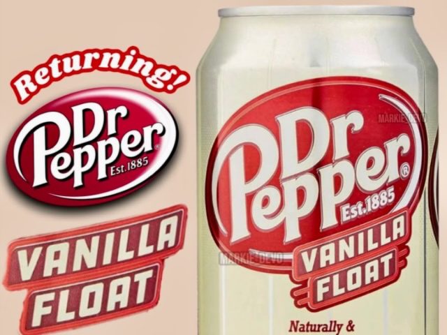 Dr.Pepper, vanilla float