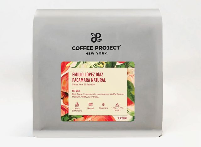 Coffee Project New York El Salvador Emilio Lopez Diaz Pacamara Natural