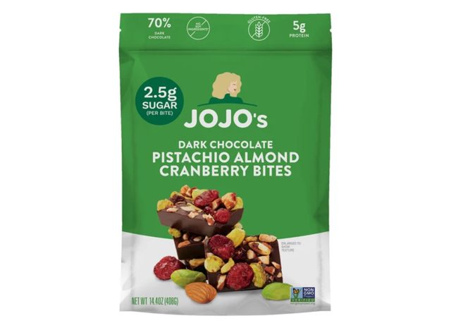 Jojo's Dark Chocolate Pistachio Almond Cranberry Bites