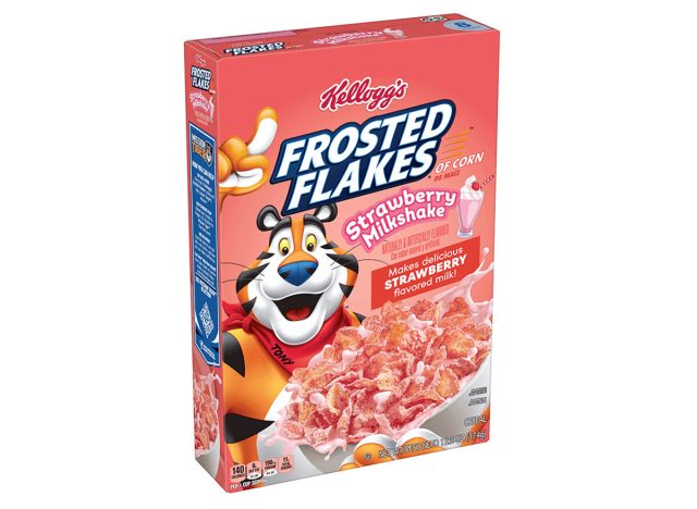 Kellogg's Frosted Flakes® Strawberry Milkshake