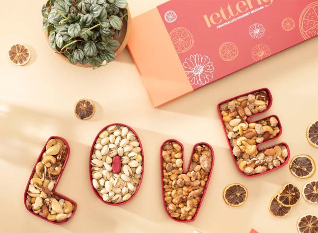 Letterly's Father's Day LOVE Gourmet Gift Box of Nuts