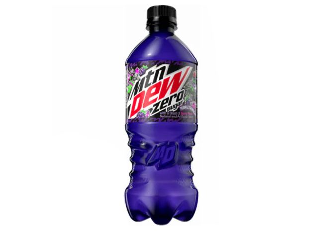Mountain Dew Purple Thunder Zero Sugar