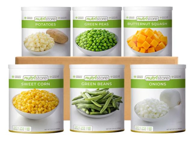 Nutristore Freeze Dried Veggie Variety