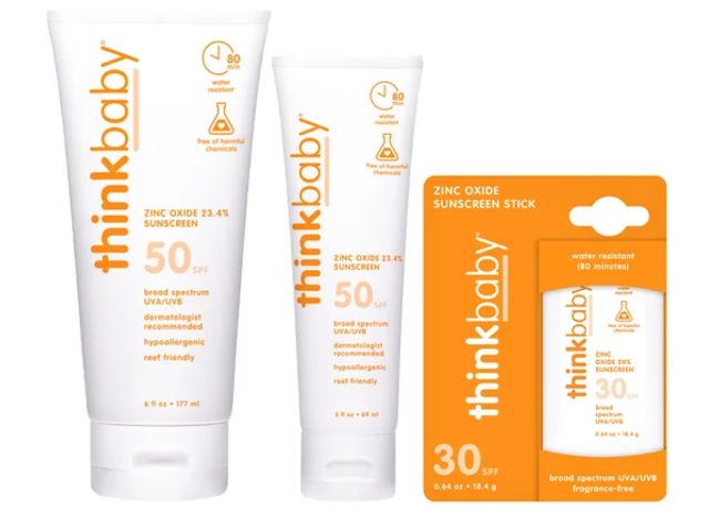 Thinkbaby Sunscreen Lotion + Sunscreen Stick Set