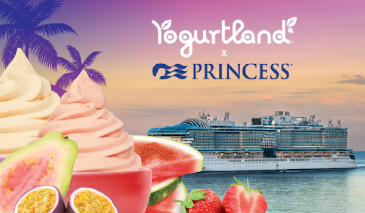 Yogurtland, Princess, cruises, yogurt