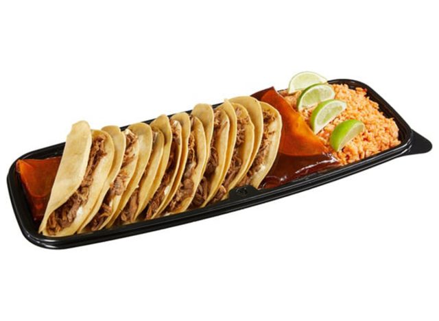Costco Birria Beef Taco 8-count with Spanish Rice and Consomme