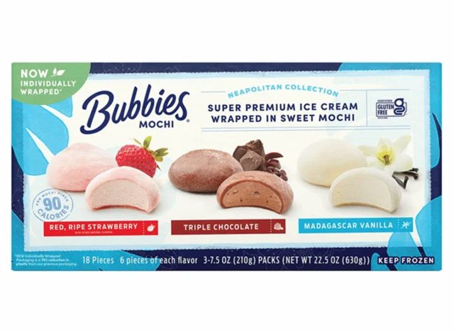 Bubbies Neapolitan Mochi Ice Cream