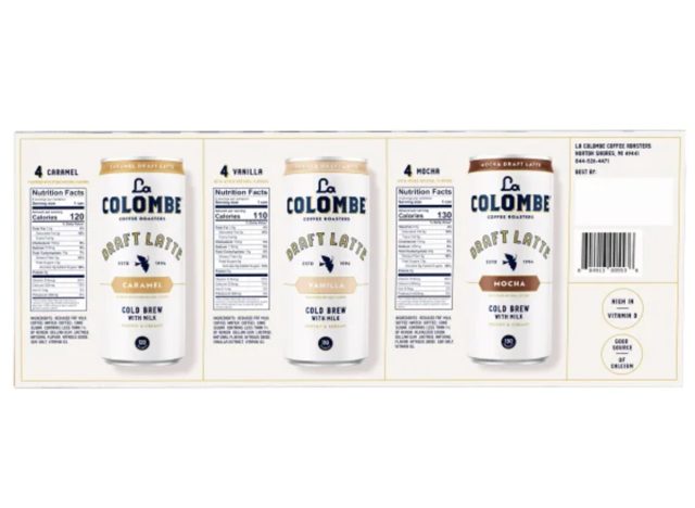La Colombe Draft Latte Cold Brew Coffee, Variety Pack