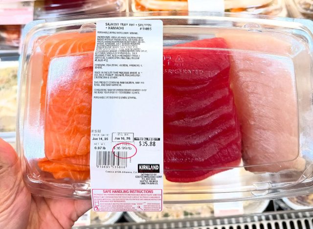 Costco Sashimi Tray