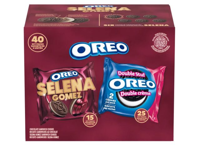 Oreo Selena Gomez and Double Stuf Sandwich Cookies