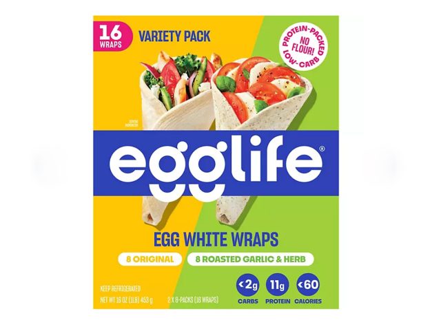 Egglife Original and Garlic Egg White Wraps