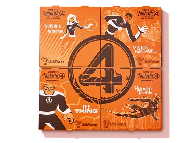 Little Caesars Fantastic Four Pizza
