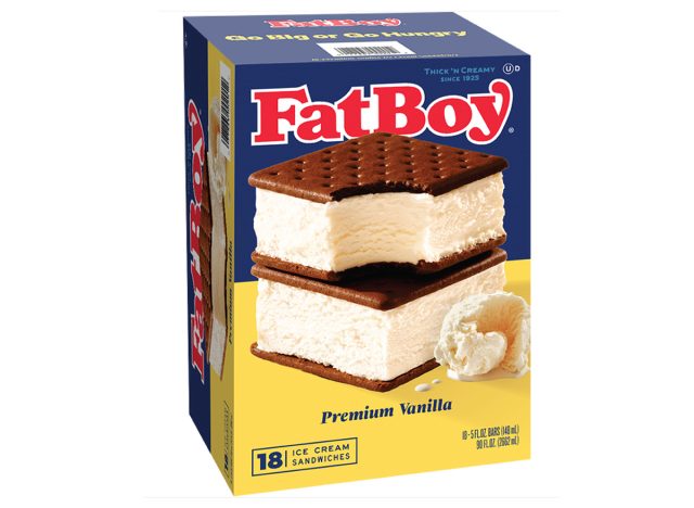 FatBoy Ice Cream Sandwiches, Vanilla