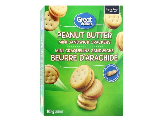 Great Value Peanut Butter Mini Sandwich Crackers