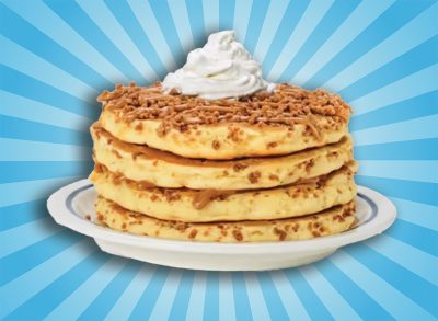 IHOP Cookie Butter Pancakes