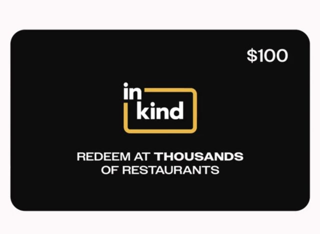 inKind One eGift Card ($100 Value), Thousands of Restaurants