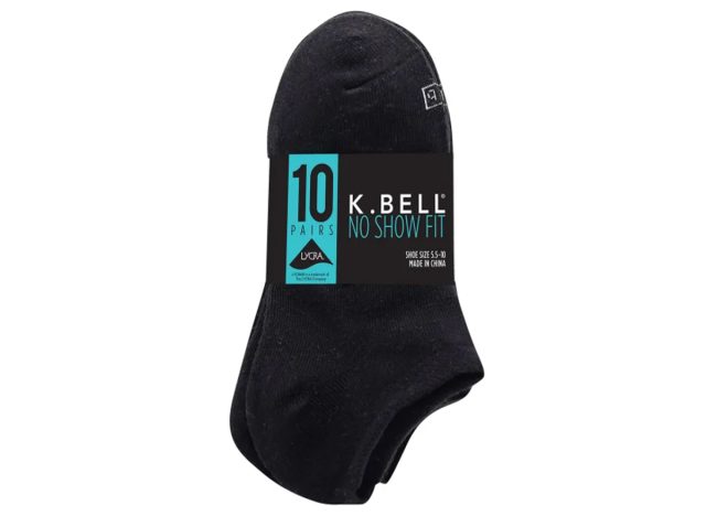 K Bell No Show Socks