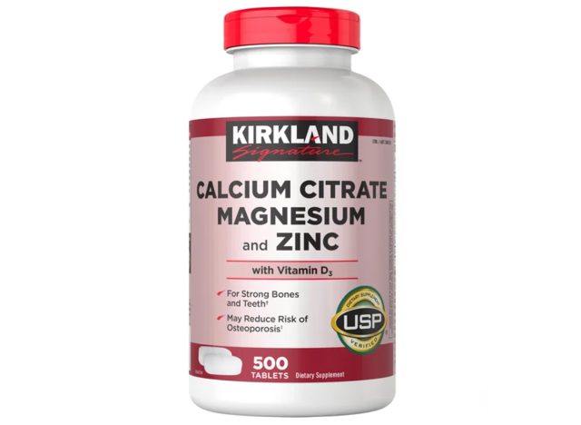 Kirkland Signature Calcium Citrate, Magnesium and Zinc