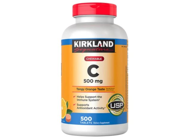Kirkland Signature Chewable Vitamin C 500 mg., 500 Tablets